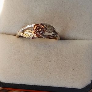 Black Hills Gold rose ring